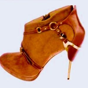 Authentic Herve Leger Suede Ankle Boots